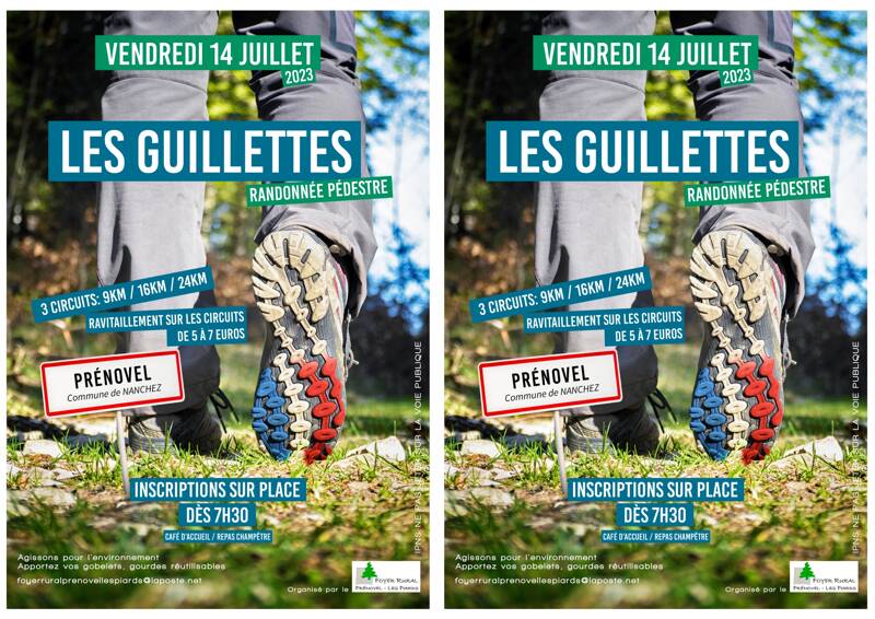 Randonnées Pédestres des GUILLETTES