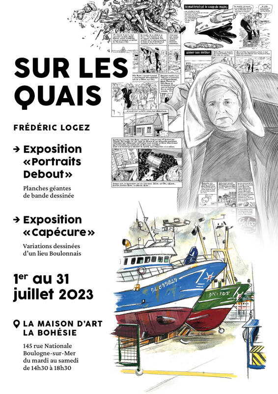 Exposition « Sur les quais » Frédéric Logez - La Bohésie