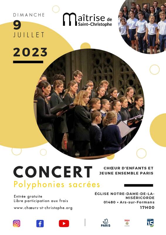 Concert de la Maîtrise de Saint-Christophe (Paris)