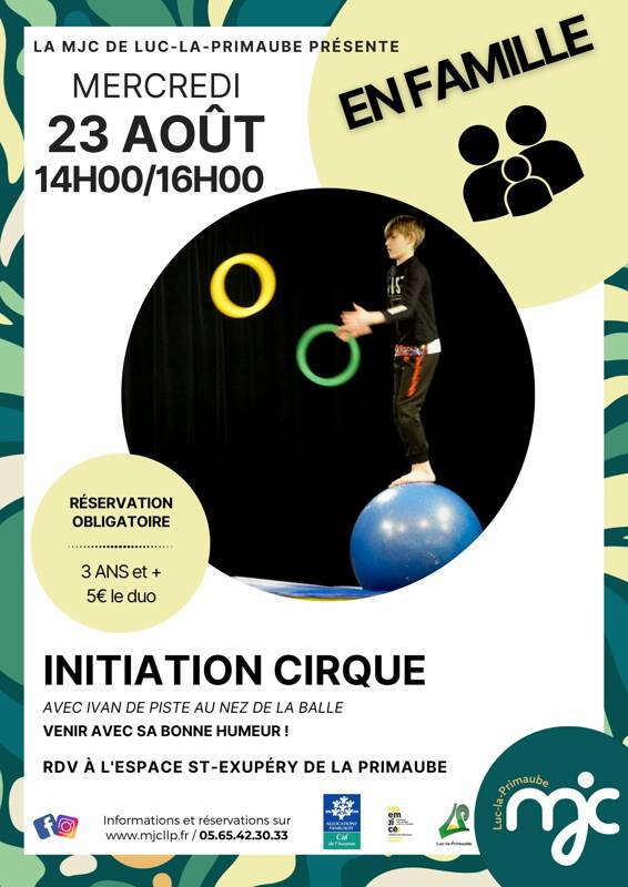 Initiation cirque en famille