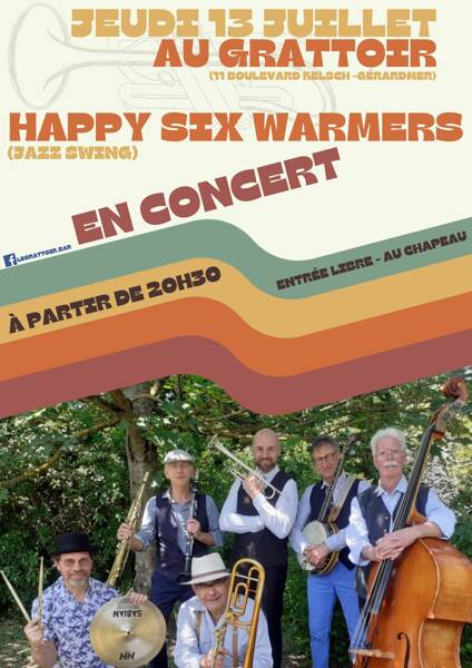 Concert des HAPPY SIX WARMERS 