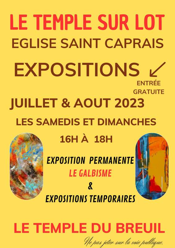 EXPOSITION PERMANENTE et EXPOSITIONS TEMPORAIRES