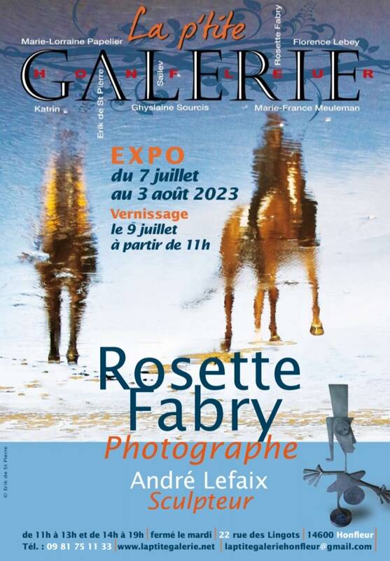 Exposition de Rosette Fabry, photographe et André Lefaix, sculpteur