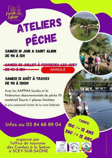 ANNULE - Atelier d'initiation à la pêche à Ferrières-lès-Scey
