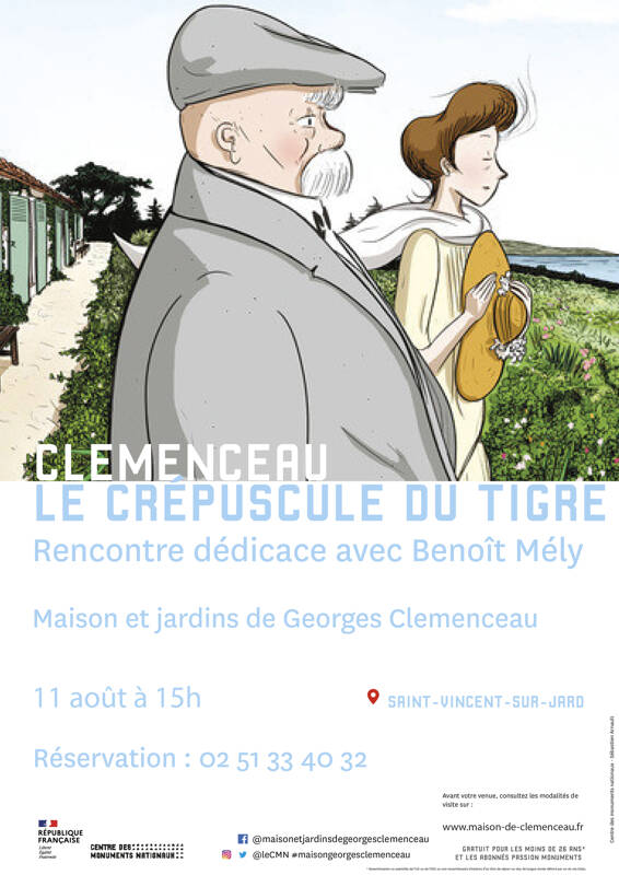 Rencontre dédicace avec Benoît Mély à la maison de Georges Clemenceau