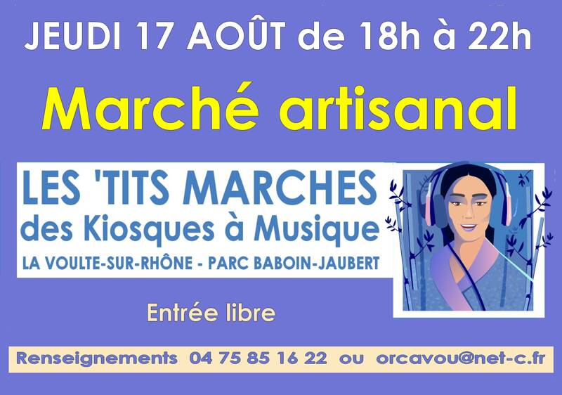 Les' Tits marchés des Kiosques à Musique : Marché artisanal