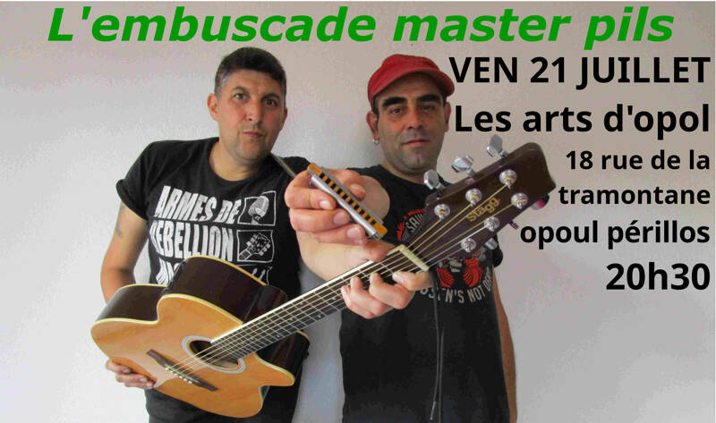 l'embuscade master pils en concert à Les Arts D'opol à opoul périllos