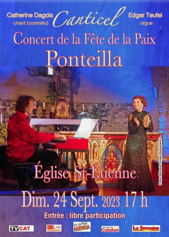 Concert de Clôture de la Fête de la Paix   la « Douce Lumière » de Canticel en l’église de Ponteilla
