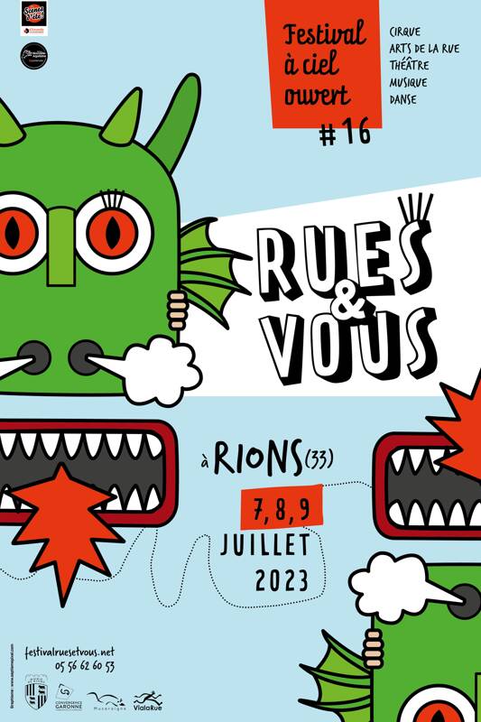 Festival Rues & Vous, feestival à ciel ouvert à Rions