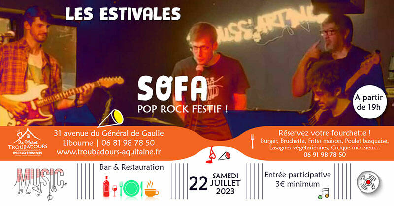 Concert Sofa pop rock