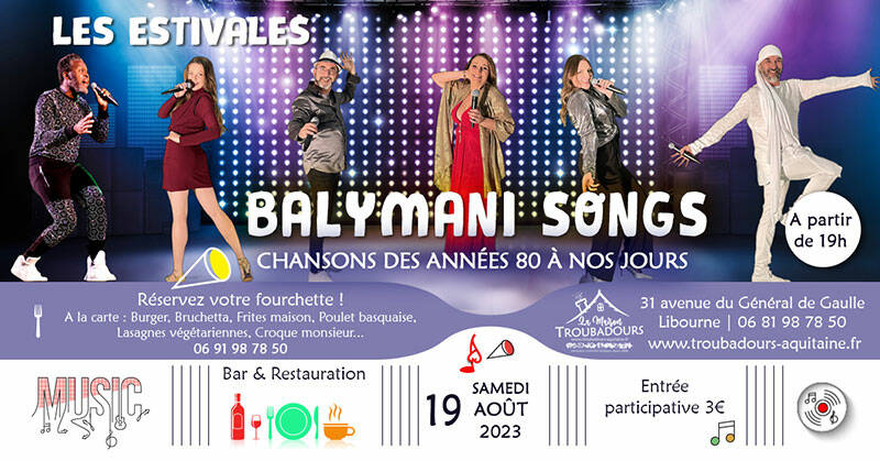 Concert Balymani songs