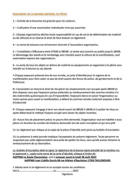 Bourse Matériel de Pêche rivière et mer