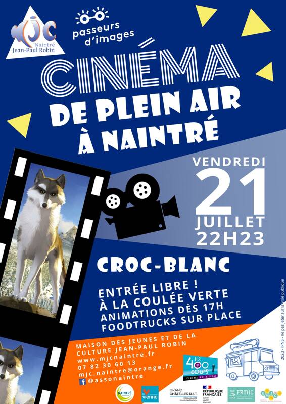Cinéma de plein air à Naintré