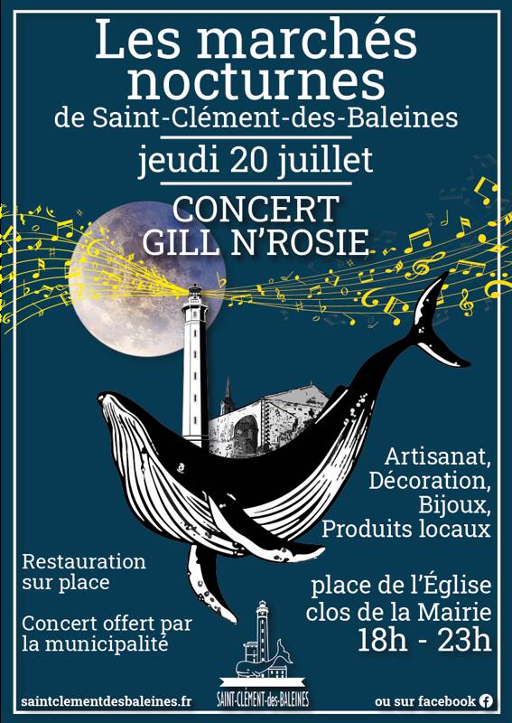 Marché nocturne et concert gratuit