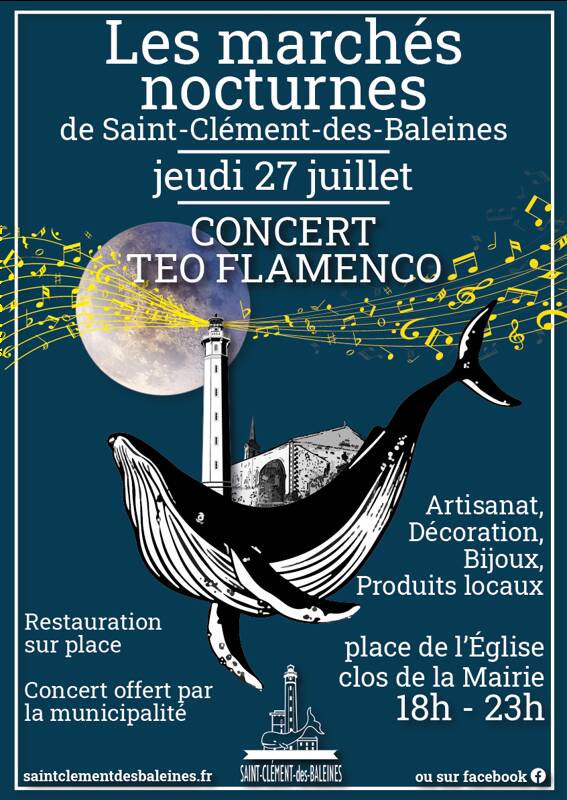 Marché nocturne et concert gratuit
