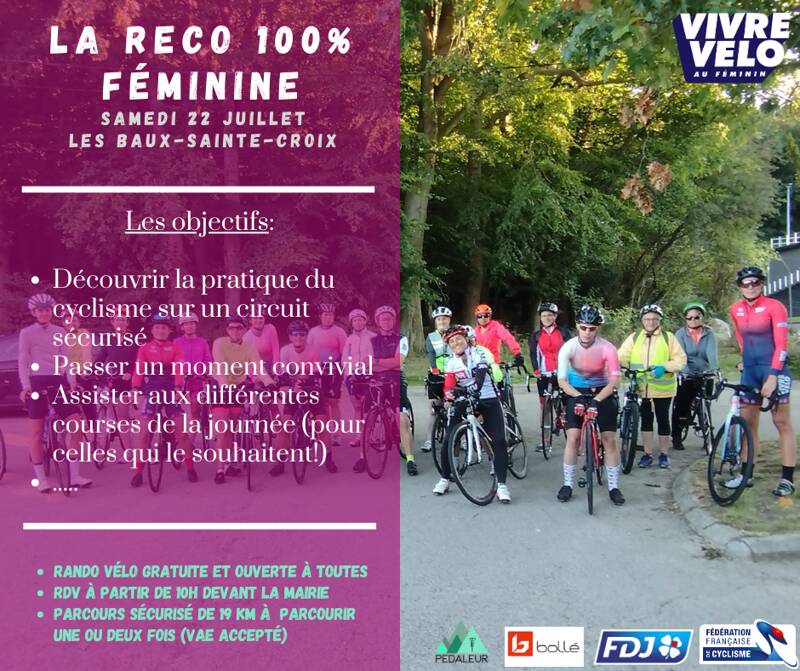 Randonnée vélo - découverte du cyclisme féminin