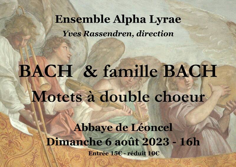 Concert Abbaye de Léoncel - Bach, Motets à double choeur