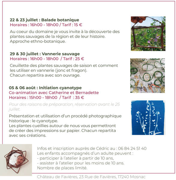 ATELIERS  ART &  NATURE