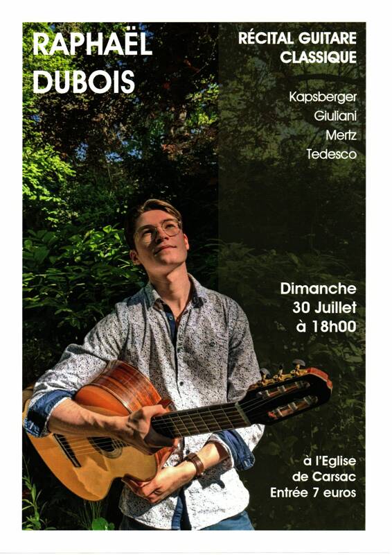 RECITAL de GUITARE CLASSIQUEF