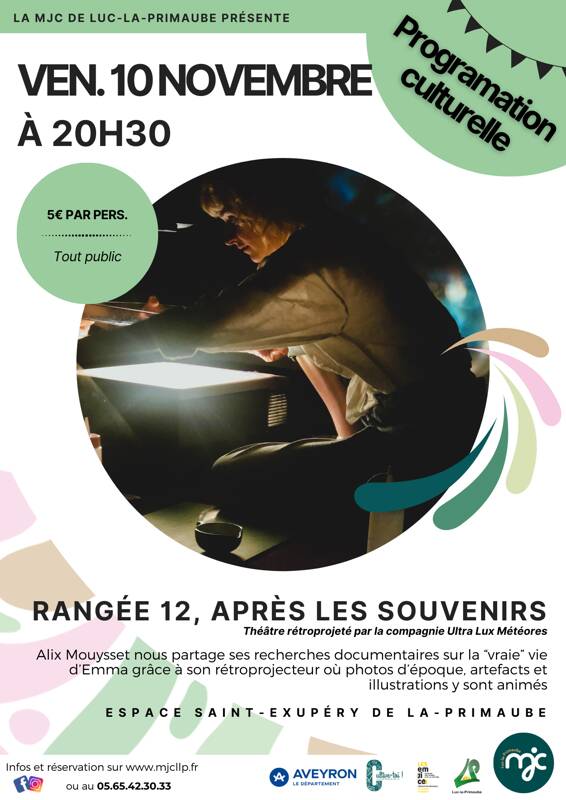 THÉÂTRE RÉTROPROJETÉ : Rangée 12, après les souvenirs