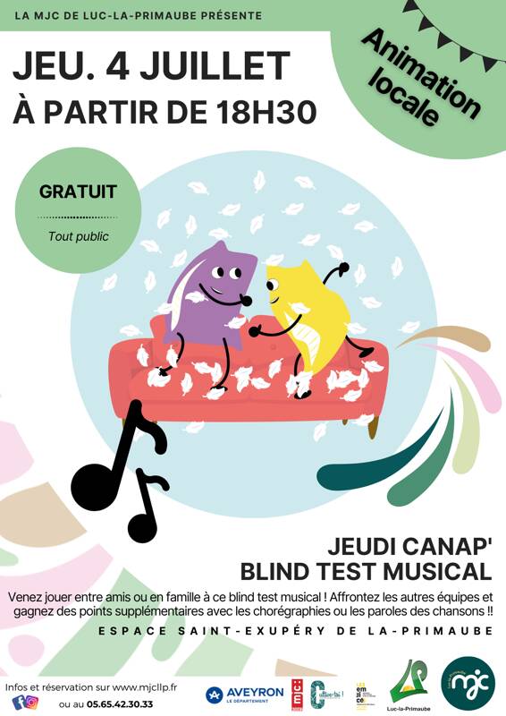 JEUDI CANAP’ : Blind Test musical
