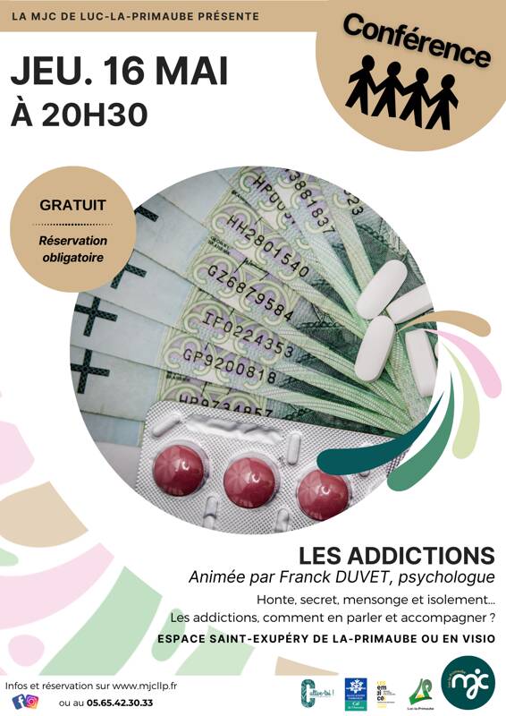 CONFÉRENCE : Les addictions