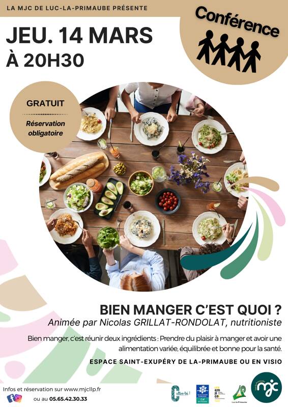 CONFÉRENCE : Bien manger c’est quoi ?