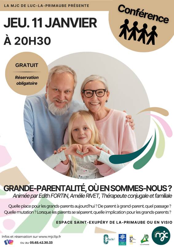 CONFÉRENCE : Grande-Parentalité où en sommes nous ?