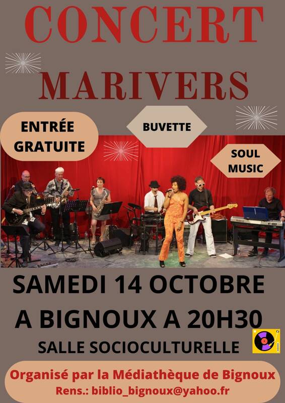Concert du groupe « Marivers »