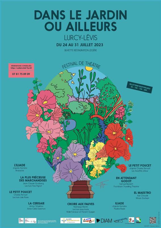 'Dans le jardin ou ailleurs', festival de théâtre, Lurcy-Lévis