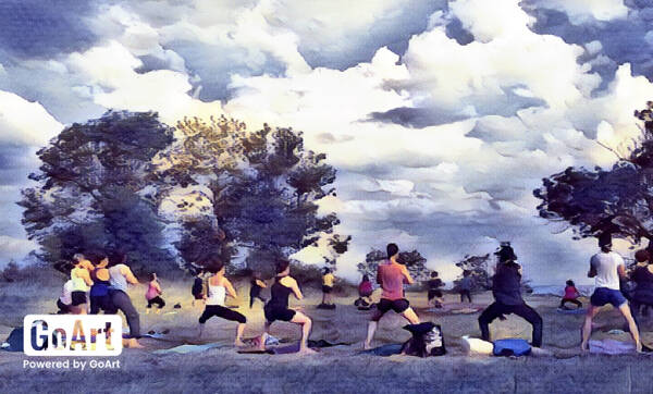 Yoga en plein air