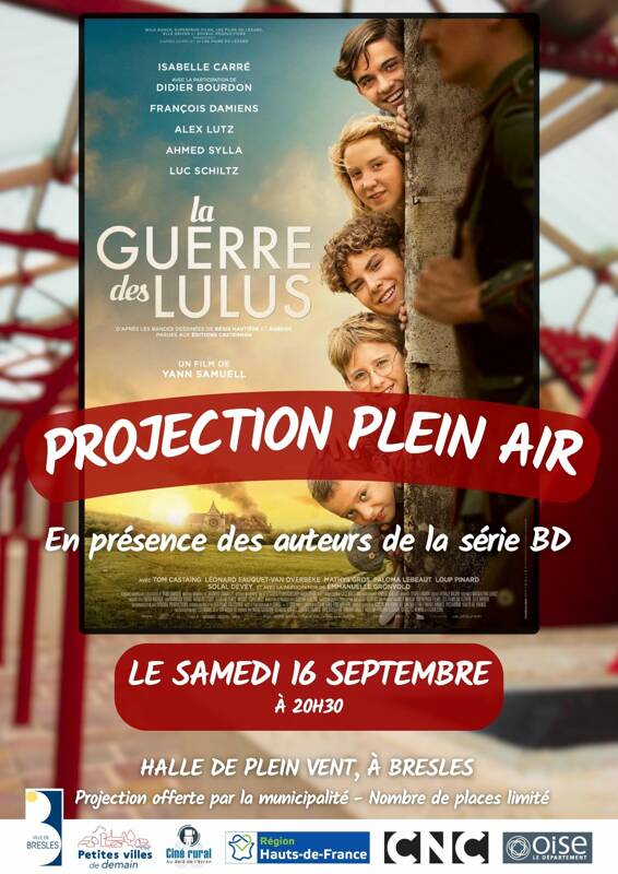 Projection plein air : La guerre des Lulus