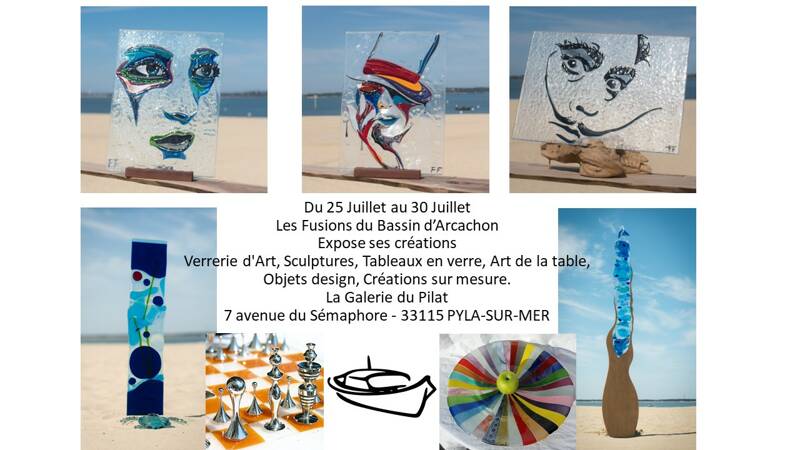Les Fusions du Bassin d'Arcachon; fusion du verre