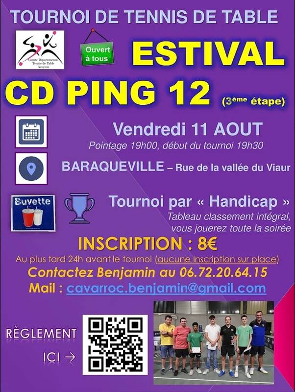 TOURNOI DE TENNIS-DE-TABLE