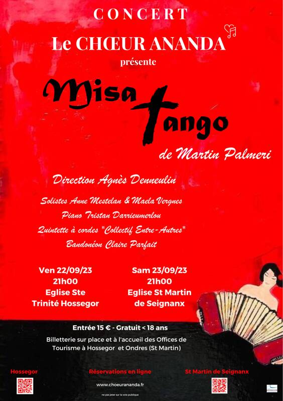 CONCERT ANANDA : LA MISA TANGO de Martin Palmeri