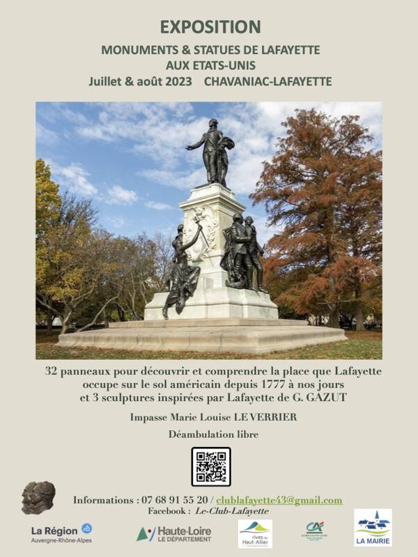 Monuments et statues de Lafayette aux Etats-Unis