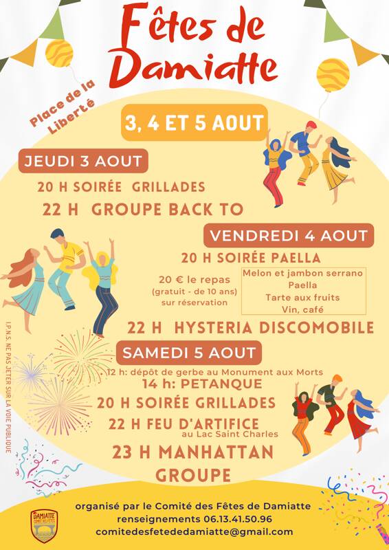 Fêtes de Damiatte