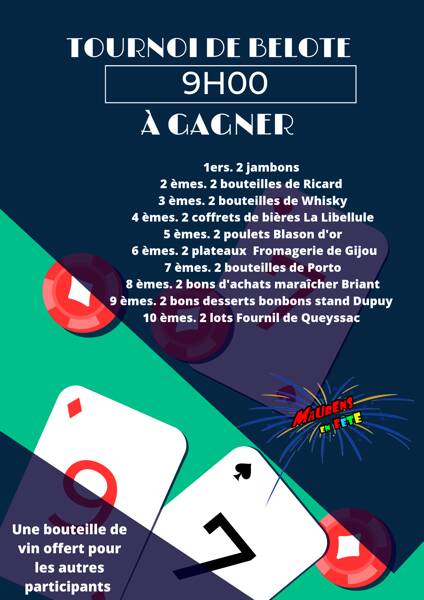 Tournoi de belote