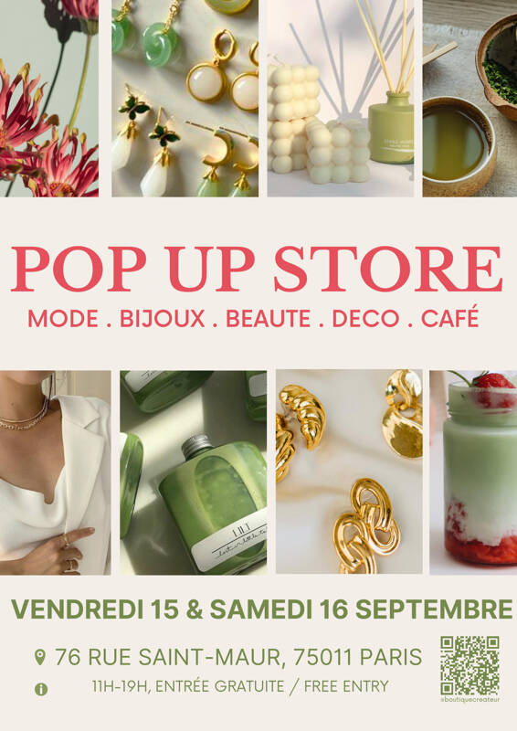 Pop up store créateurs
