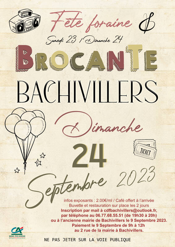 Brocante et fête foraine