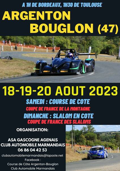 COURSES AUTOMOBILES ARGENTON/BOUGLON