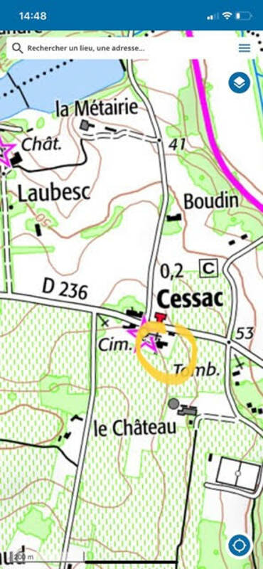 Randonnée tourisme à vélo autour de Cessac