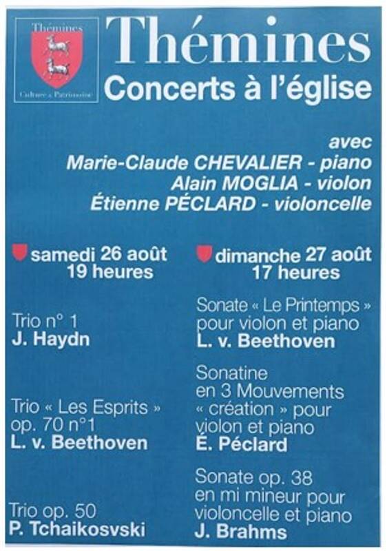 L'ETE THEMINOIS 2023: CONCERT à Thémines