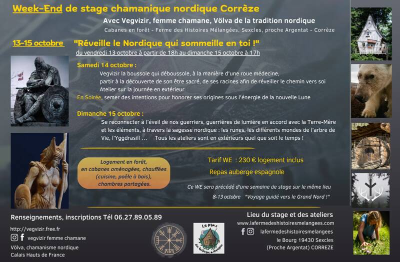 Week-end chamanique nordique Corrèze 