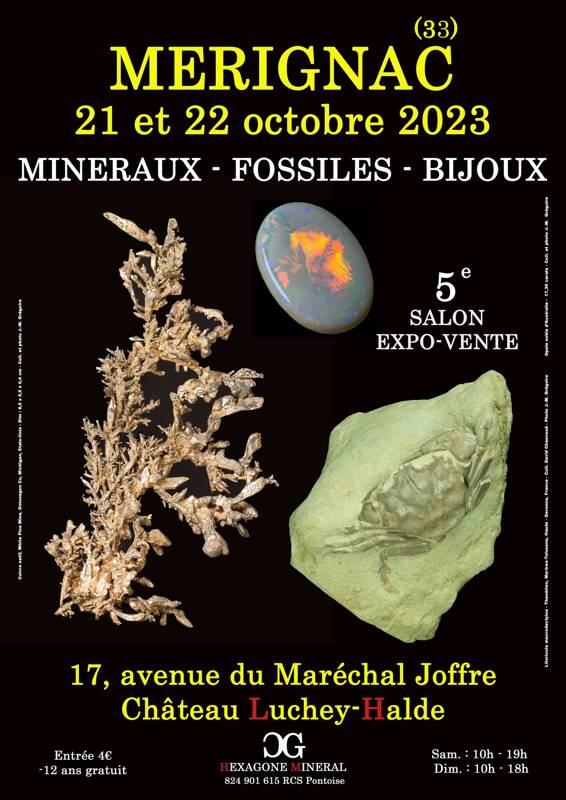 5e SALON MINERAUX FOSSILES BIJOUX