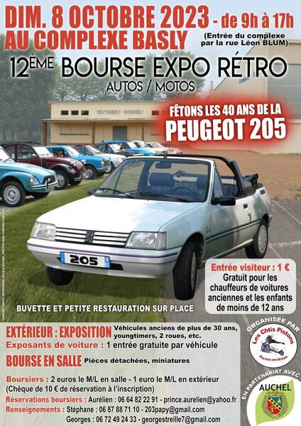 12 Ème Edition bourse d'échange AUTOS  MOTOS  RETRO