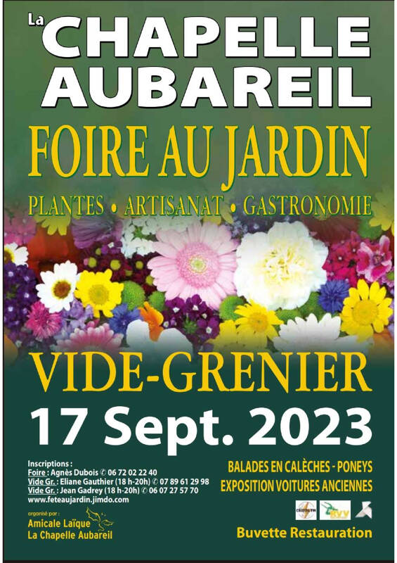 FOIRE AU JARDIN