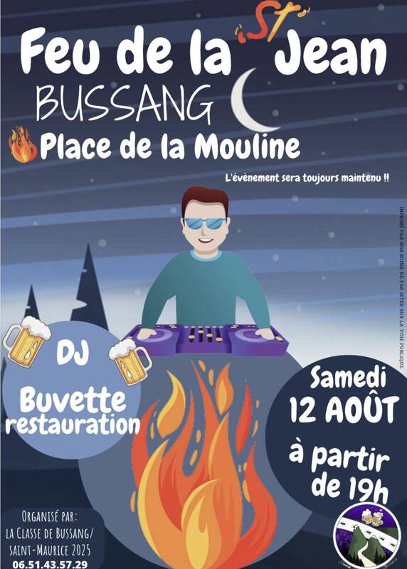 Feu de la Saint Jean soirée DJ