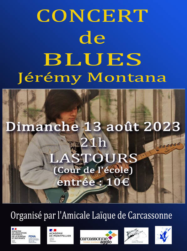 CONCERT GUITARE BLUES JEREMY MONTANA