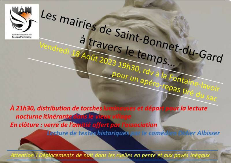 Les mairies de Saint-Bonnet-du-Gard à travers le temps...